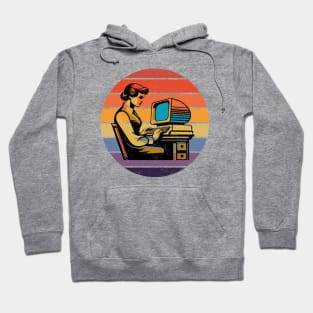 Retro Programmer: Vintage Computing Aesthetic Hoodie